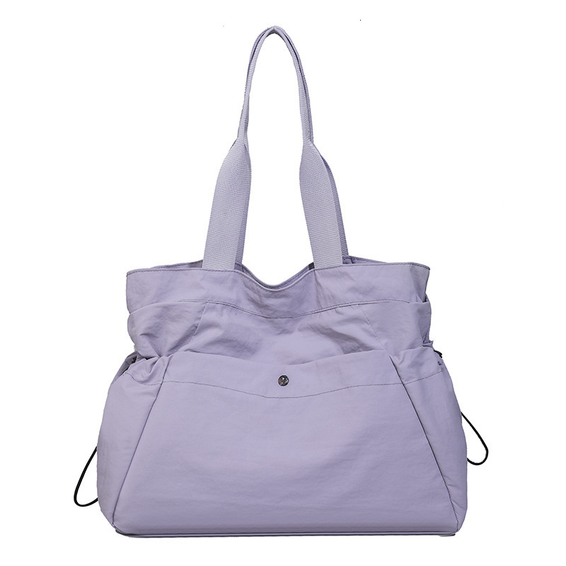 Simple Large Capacity Lightweight Shoulder for Women Daily Commute Waterproof Nylon Tote Bag