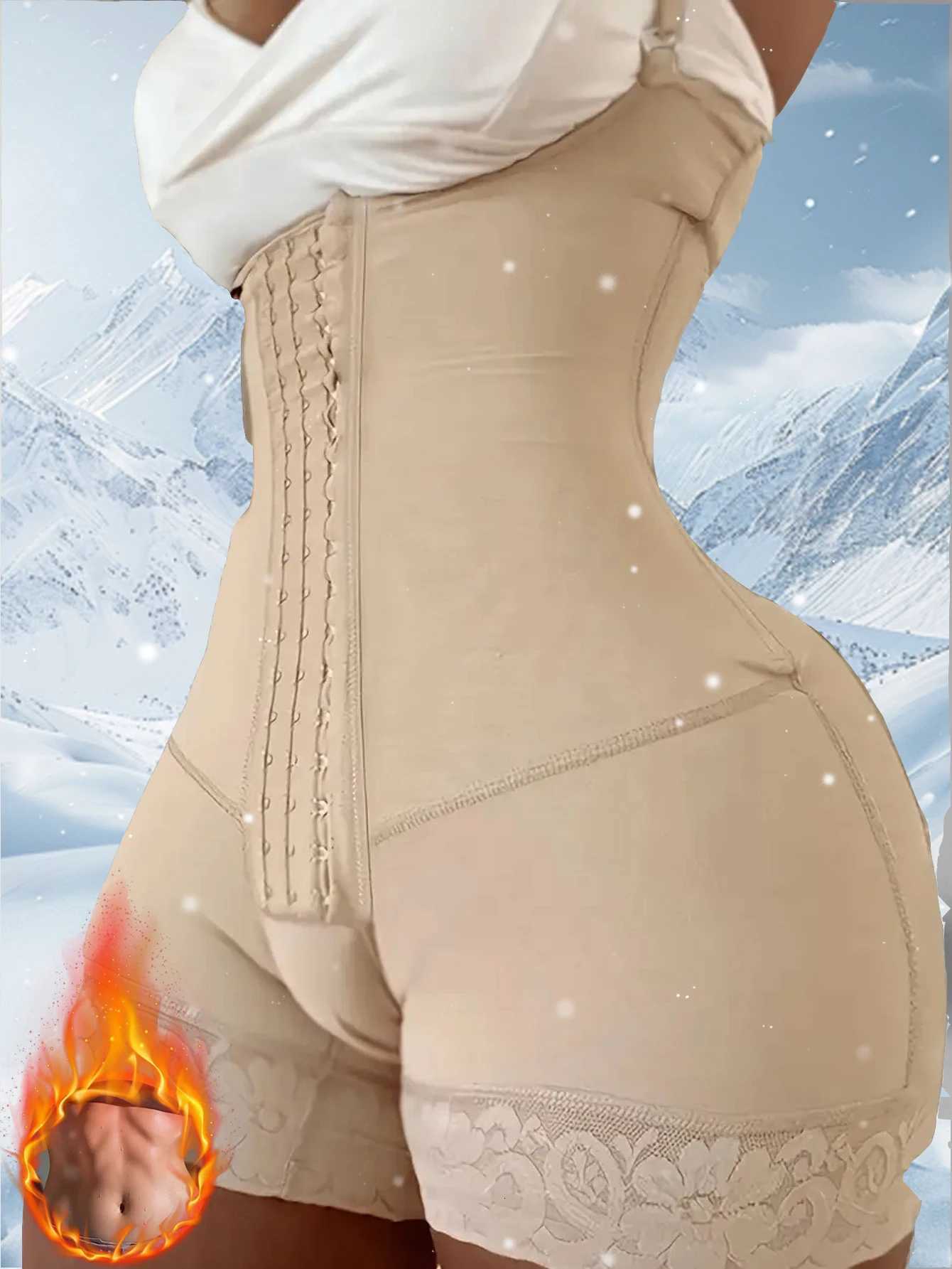 Womens Full Body Shapewear Tummy Control Shaper Girdle with Butt Lift Slimming Bodysuit Corrective Underwear W250910
