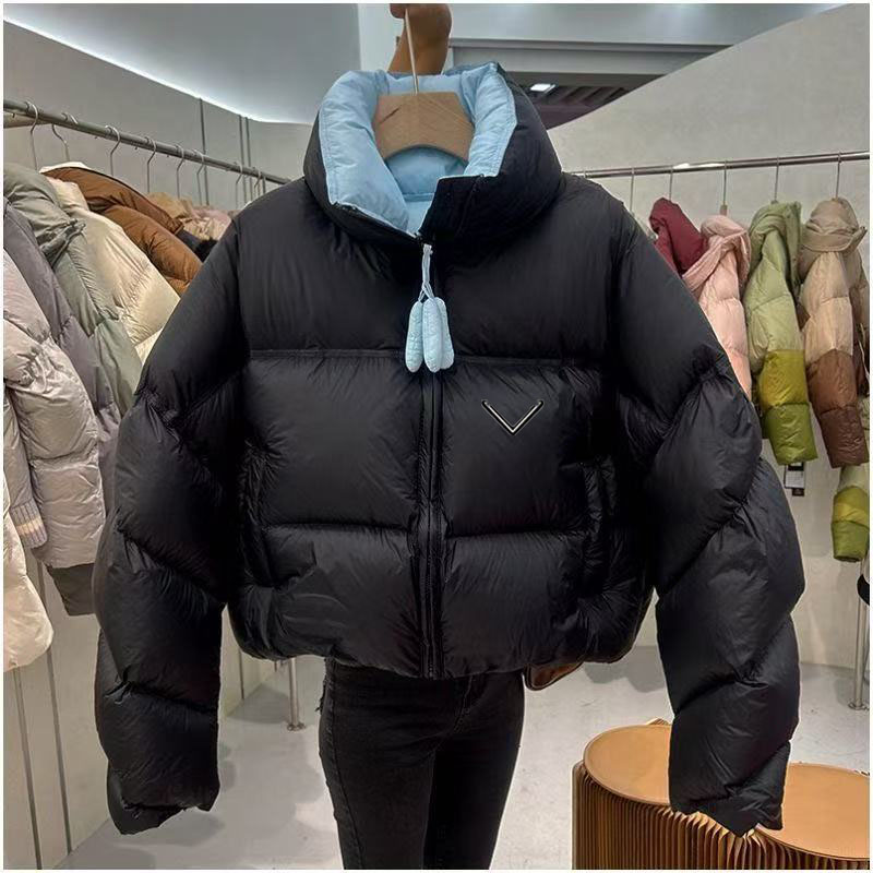 Designer Jacket Women Coat Woman Winter Jacket Fashion Coat With Classic Letter Large Pocket Jackets Designer Warm Short Cotton Jacket Womens Puffer Jacket