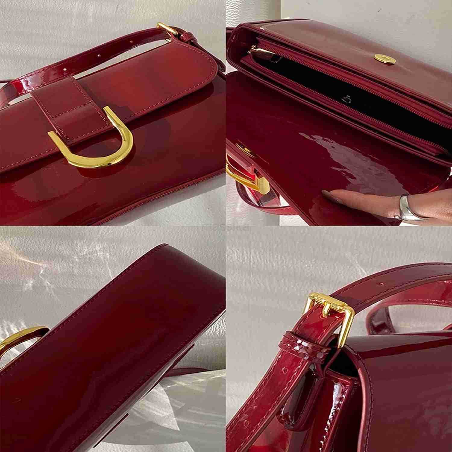Small Shoulder Bag for womenCrossbody PursesLeather Tote Handbag Clutch Hobo Pursewith Zipper Closure for Women M250910