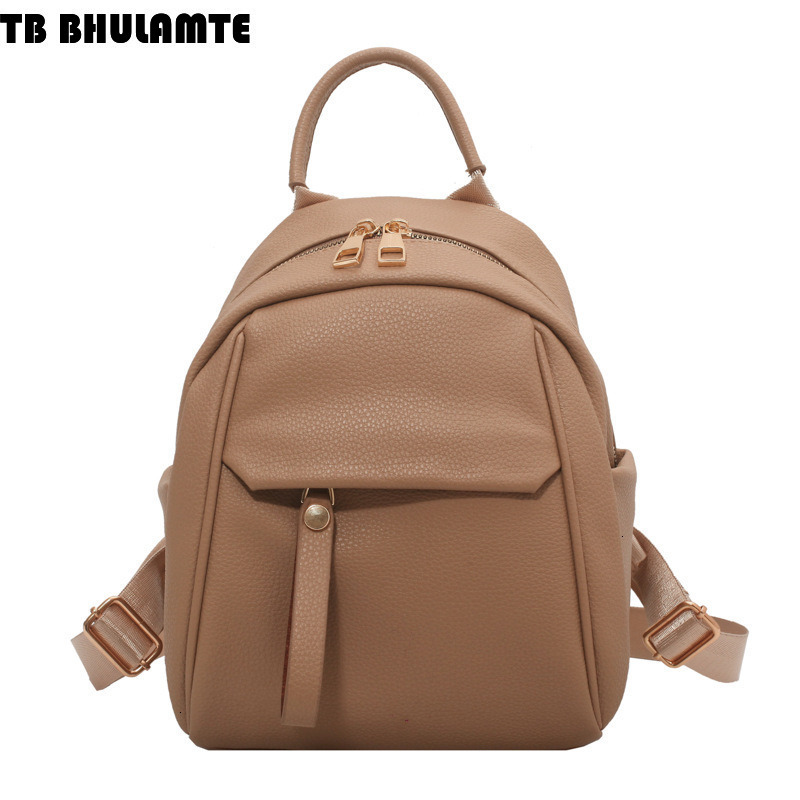 Free Shipping Designer Bag Backpack Korean Style Luxury Bag Soft Leather Texture Fashion Simple Backpack Casual Versatile School Commuting Literary Ba