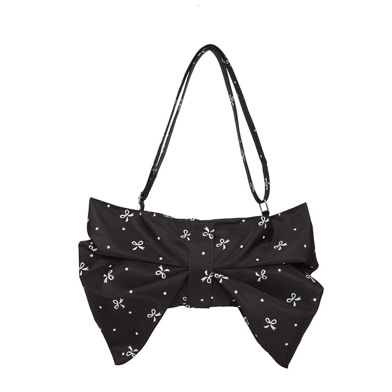 2025 autumn new cute and fresh artistic style niche design versatile trend personality butterfly bow women's shoulder bag designer bag