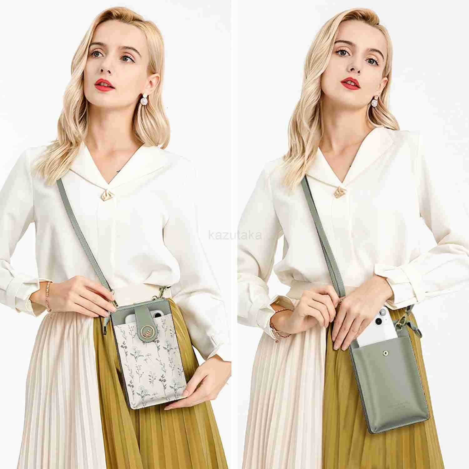 Small Crossbody Bags for Women Leather Cell Phone Purse Bag Wallet with RFID Blocking CARD Slots Z250910