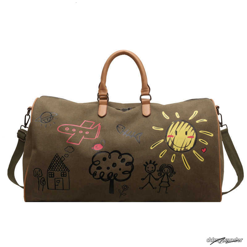 Graffiti Tote Bag: Large Travel Duffel - Trendy Western Design, Crossbody Lage For Business & Casual Use ddmywonder ddmywonder ddmywonder