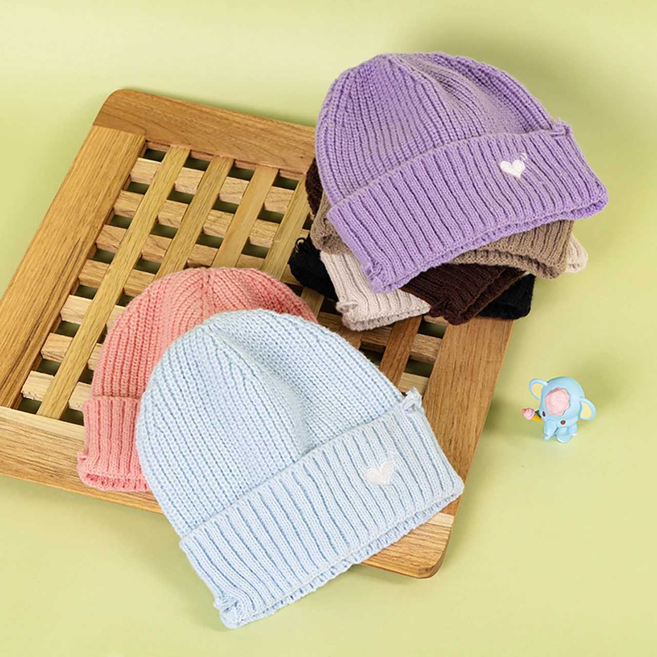 Autumn Winter Wen Winter Hat Hip Hop Trendy Love Ho Knitted Beanie Solid Color Ear Protection Warm Hats G250910