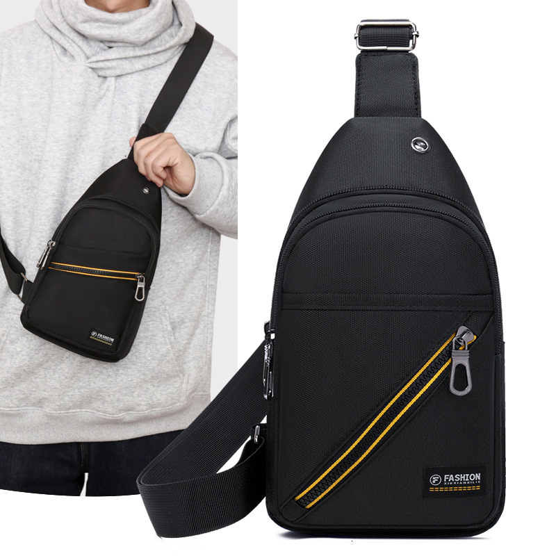 Free Shipping New Fashion Chest Bag Oxford Cloth Men S Korean Style Trendy Shoulder Bag Luxury Bag Designer Bag Large Capacity Commuting Crossbody Bag