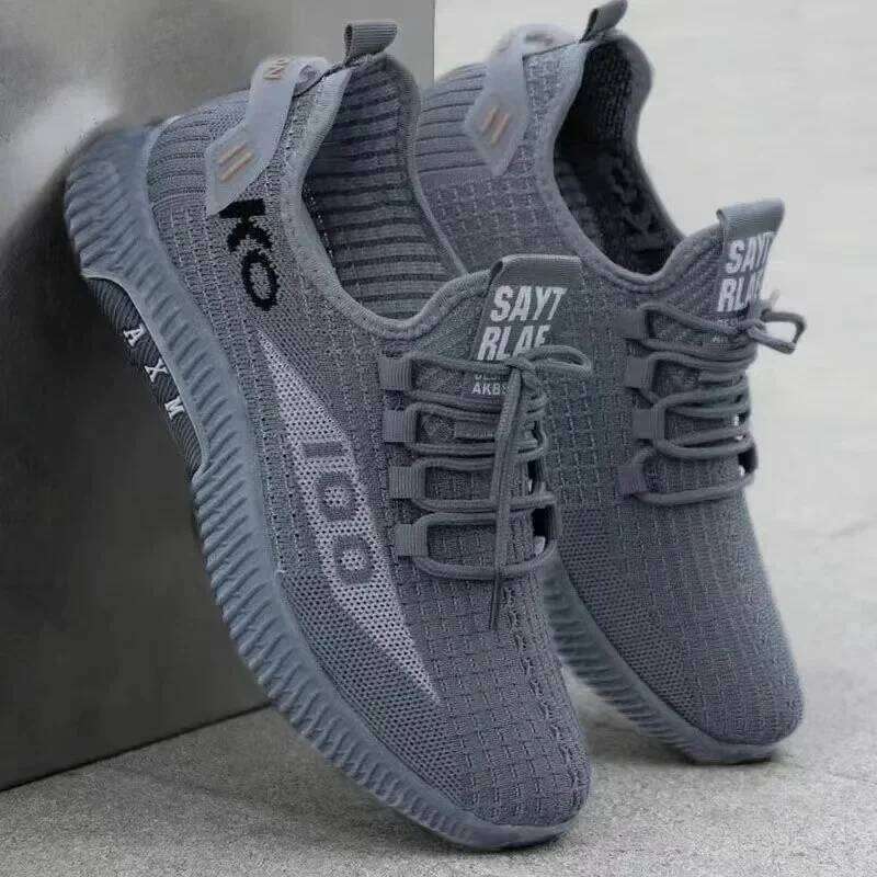 Soft soled spring and autumn old cloth shoes Breathable mesh shoes non-slip wear-resistant casual low-top work men shoes