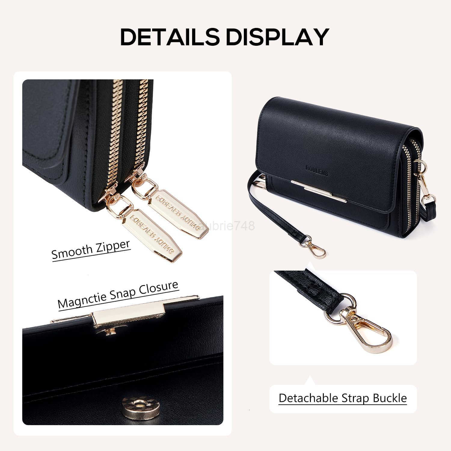 Small Crossbody Bag for WomenCell Phone Purse Womens Shoulder Handbags Wallet Purse with CARD SlotsZ250910
