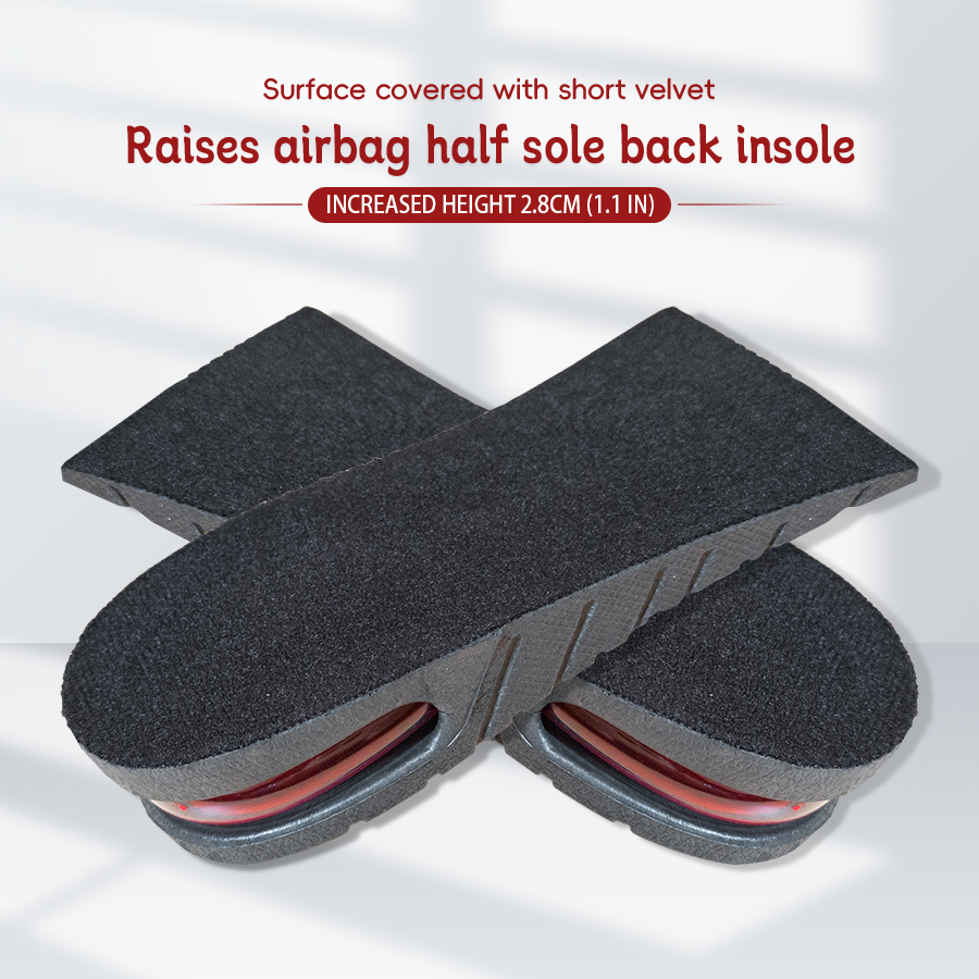 Multi-Layer Detachable Invisible Height-Increasing Half-Full-Length Insoles Adjustable Shock-Absorbing Unisex Shoe Insoles Universal Height-Boosting