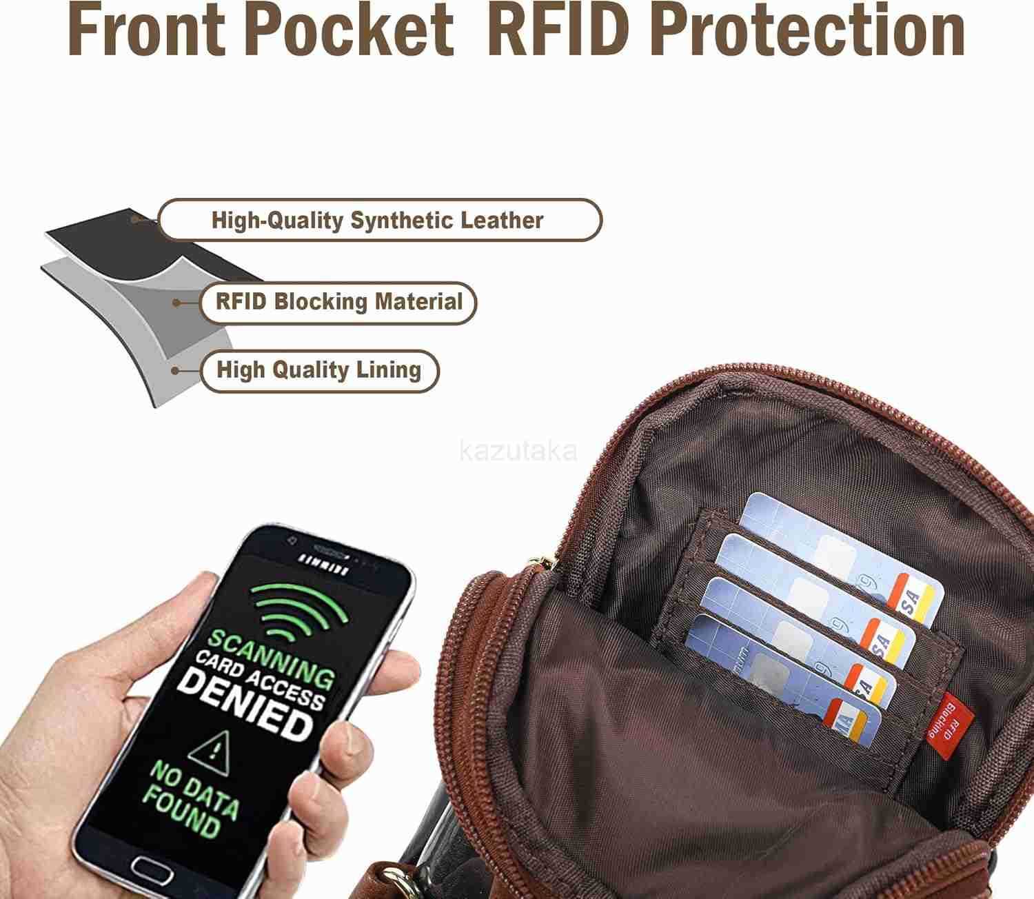 Sling Bag for Women Touchscreen Small Crossbody Cell Phone Purse Fanny Pack Z250910