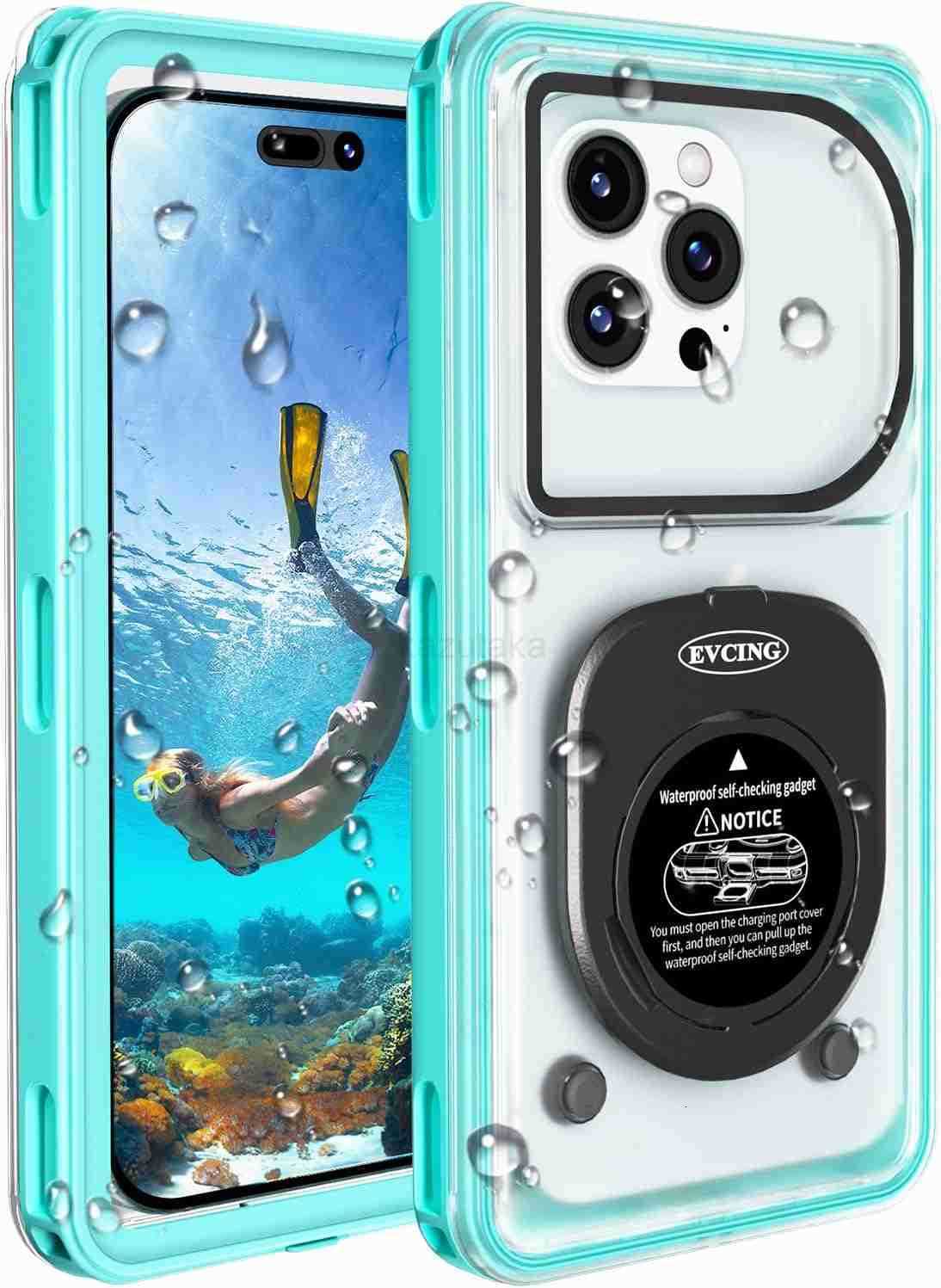 Waterproof Phone Case Up to 69 inch IPX8 Underwater Phone Cases for Snorkeling Universal Diving Case with Lanyard for iPhone 16 Pro Max1514 S24 Beach 