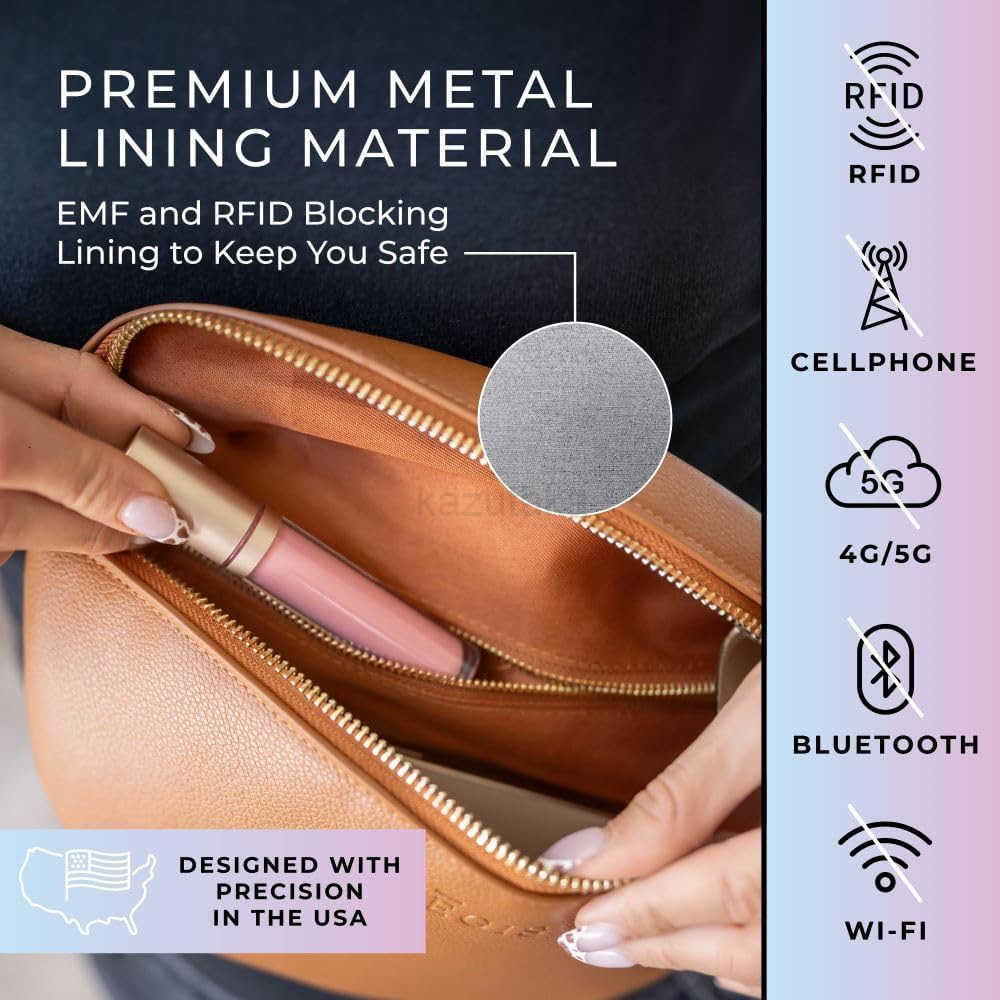 Sling Bag for Women AntiTheft E M F Crossbody Bag Vegan Leather Z250910
