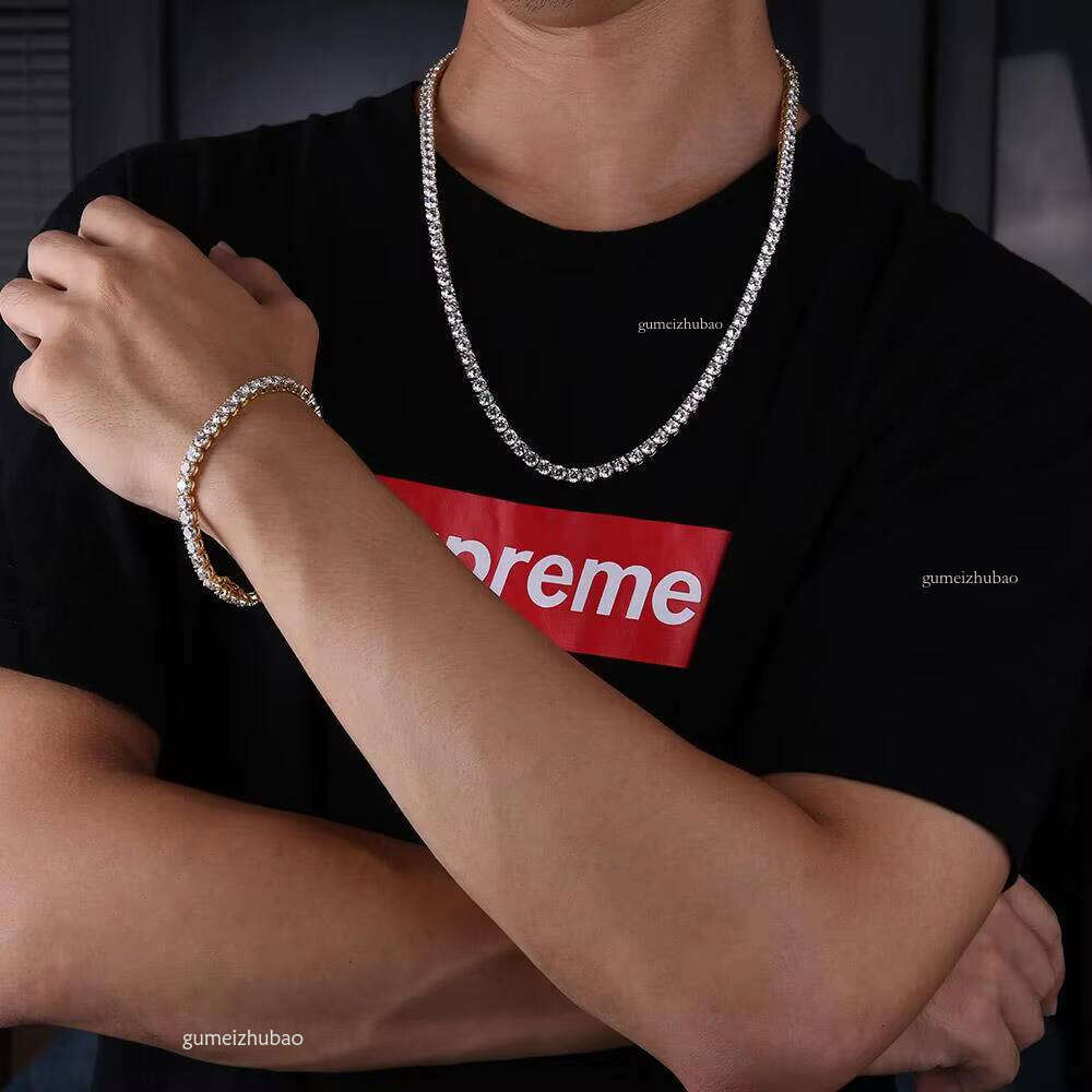 for Men Women, Gold Sier Stars, Long Chain Statement Necklace, Tennis in Steel and Sier, Necklace Set