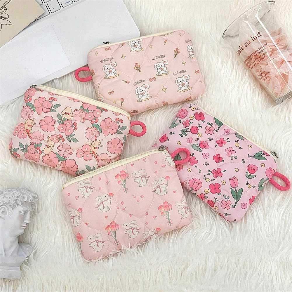 Cute Cartoon Small Travel Cosmetic Lipstick Earphone Card Portable Storage Bag Purse Women Mini Makeup Handbags Wallet Pouch BagXJ250910