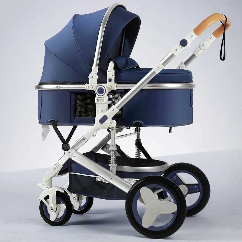 Newborn 2 In 1 Baby StrollerLuxury high landscape baby carriageFolding pramtravel Pushchairbaby trolley carbaby strollers W250910