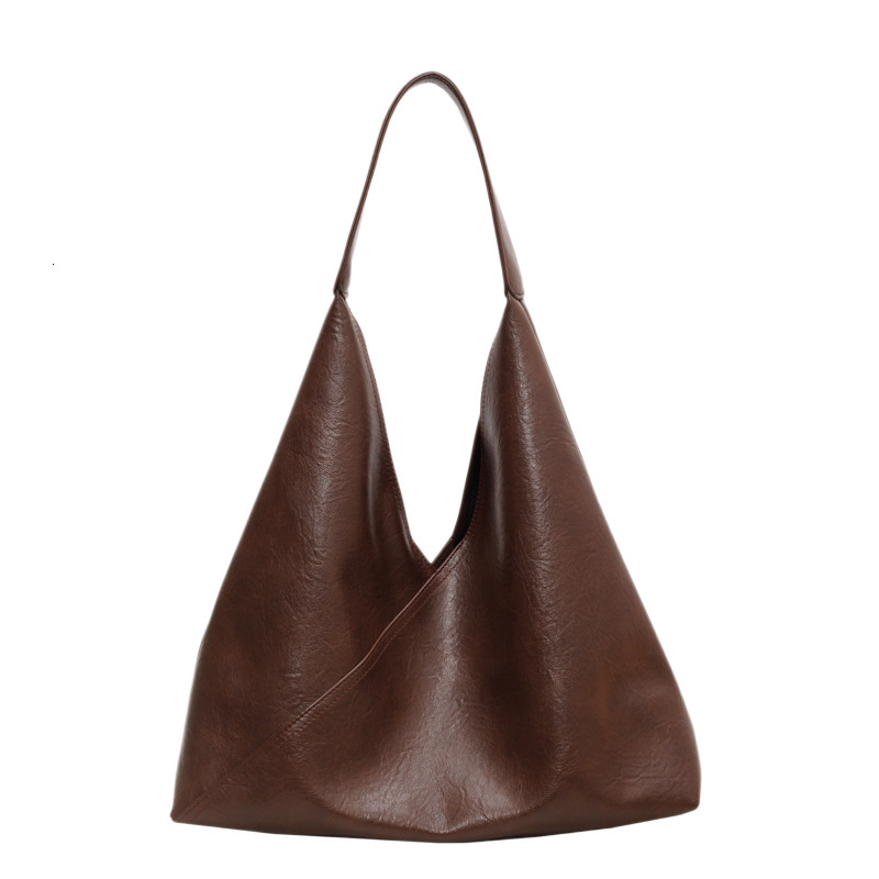 Free shipping designer Large Capacity Casual Underarm Bag for Women Korean Style Textured Tote Bag Fashionable Versatile Simple Casual Shoulder Bag