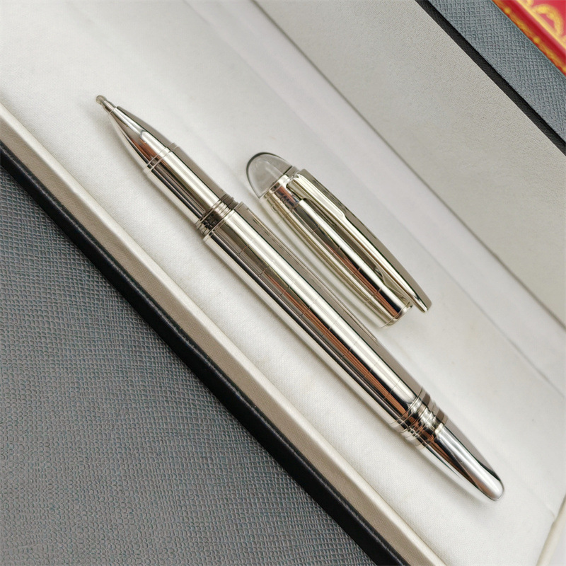 wholesale Black Checkered Design Rollerball Pens Monte Writing Ball Pen Office School Supplies As Gift 888