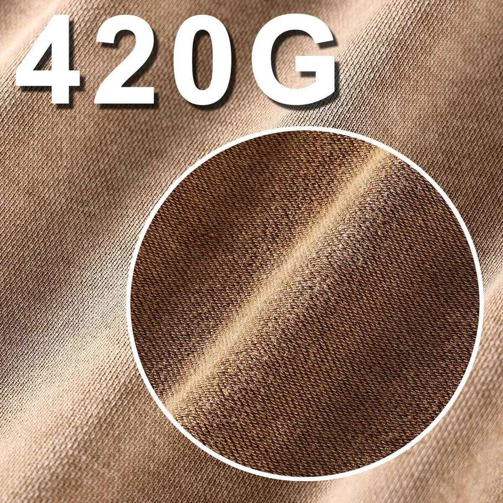High Quality 420g Heavyweight Cordless Drop Shoulder French Terry Streetwear Men's Hoodie
