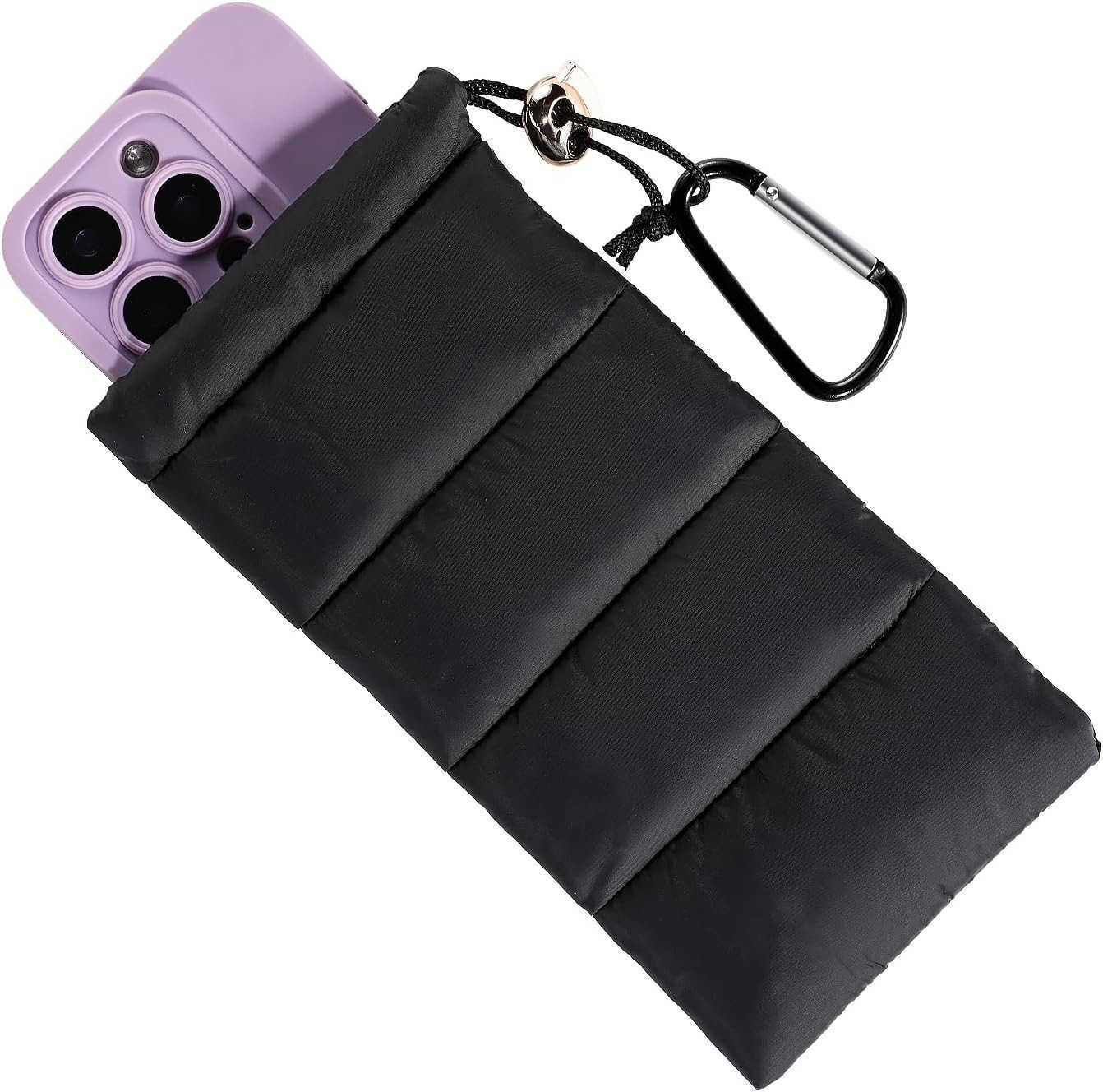 Phone Case Cellphone Pouches Warm Phone Cover Bag SmartPhone Pouch Extends Battery Life to Prevent Freezing Overheating for Cold Outdoor Sports Gray Z