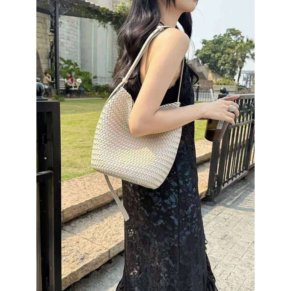 Hanrted Buet Casual Oulder Crossbody For Holiday Commuting Large Capaci Korean Sle Leather Tote Bag