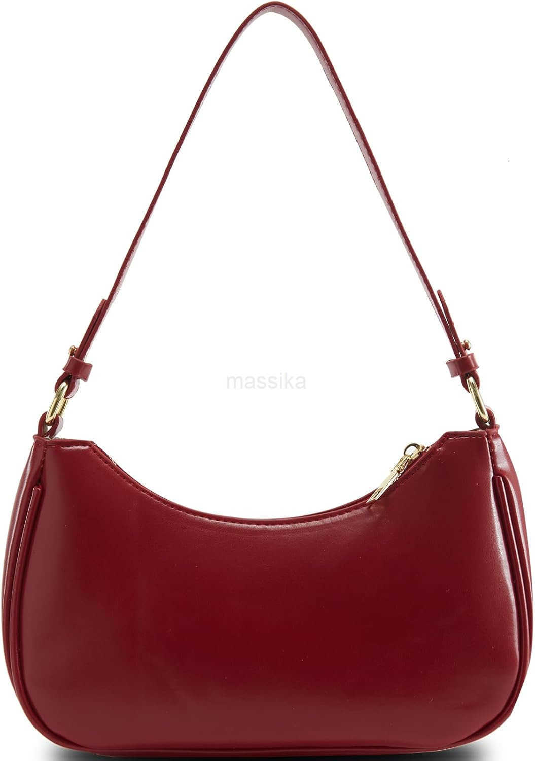 Shoulder Bag for Women Y2K Trendy Hobo Handbags Purse Vegan Leather Clutch Handbag with 2 Adjustable Removable Straps M250910