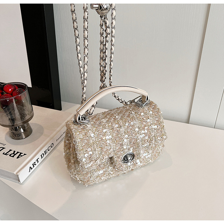 2025 New Fashionable Handheld Small Square Bag Designer Single Shoulder Women's Crossbody Bag