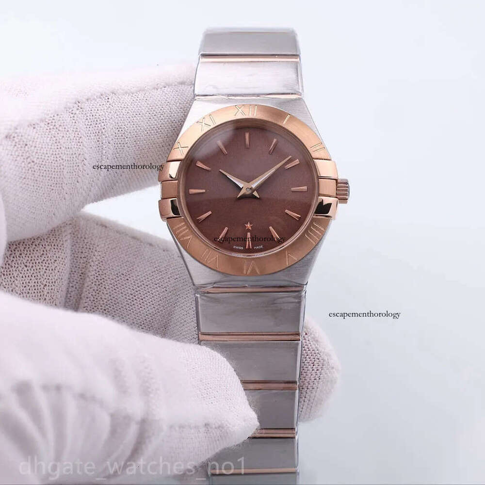 New Fashion Hot Classic Constellation Designer Women Ceramic 28MM Bezel Quartz Movement Watch de5