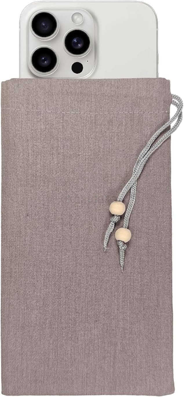 Cell Phone Sleeve fo Phone Pouch HighShield EMF Blocking Pouch 100 Silver Fibers forDigital Security Signal Blocking AntiEMP Radiation Bag for Privacy