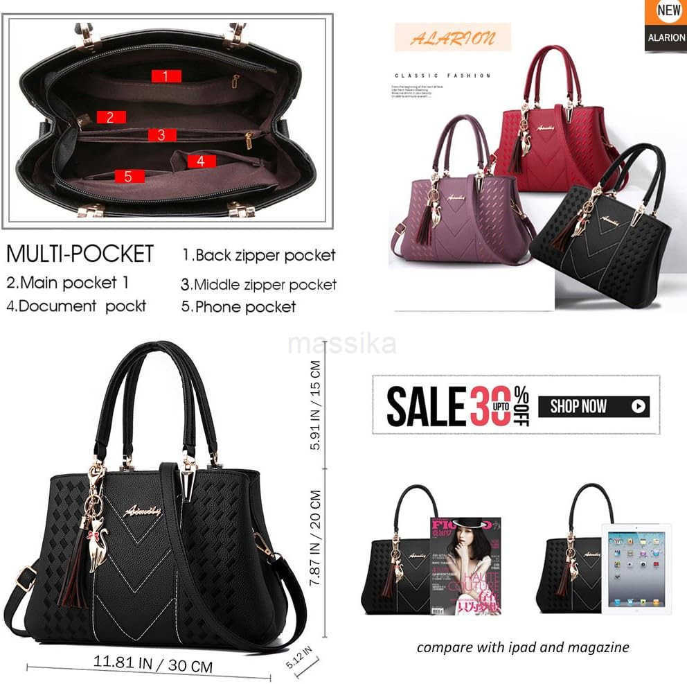 Womens Purses and Handbags Shoulder Bag Ladies Designer Satchel Messenger Tote Bag M250910