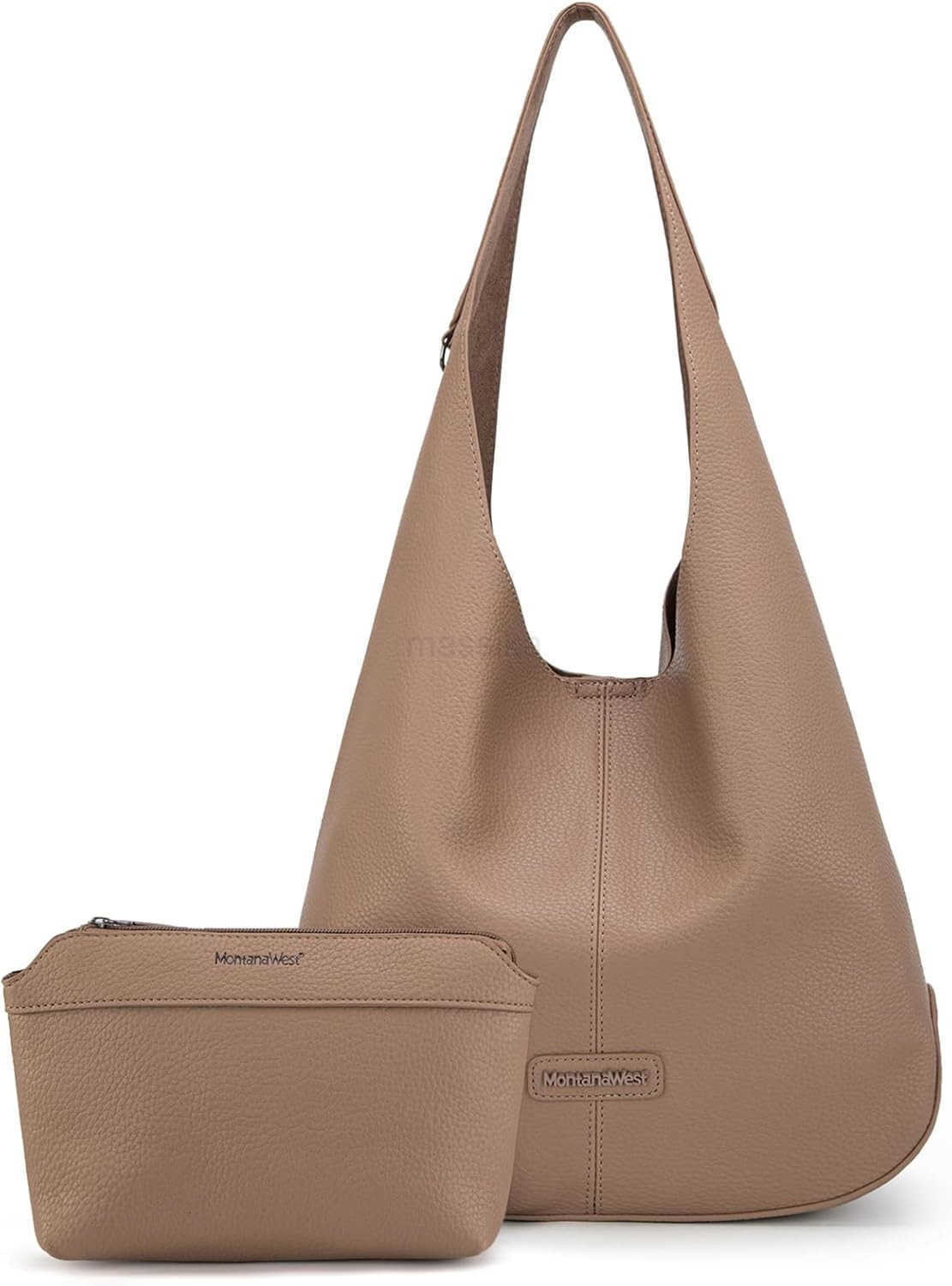 Hobo Bag Purse for Women Ultra Soft Foldable Shoulder Slouchy Handbags with Cosmetic bag M250910