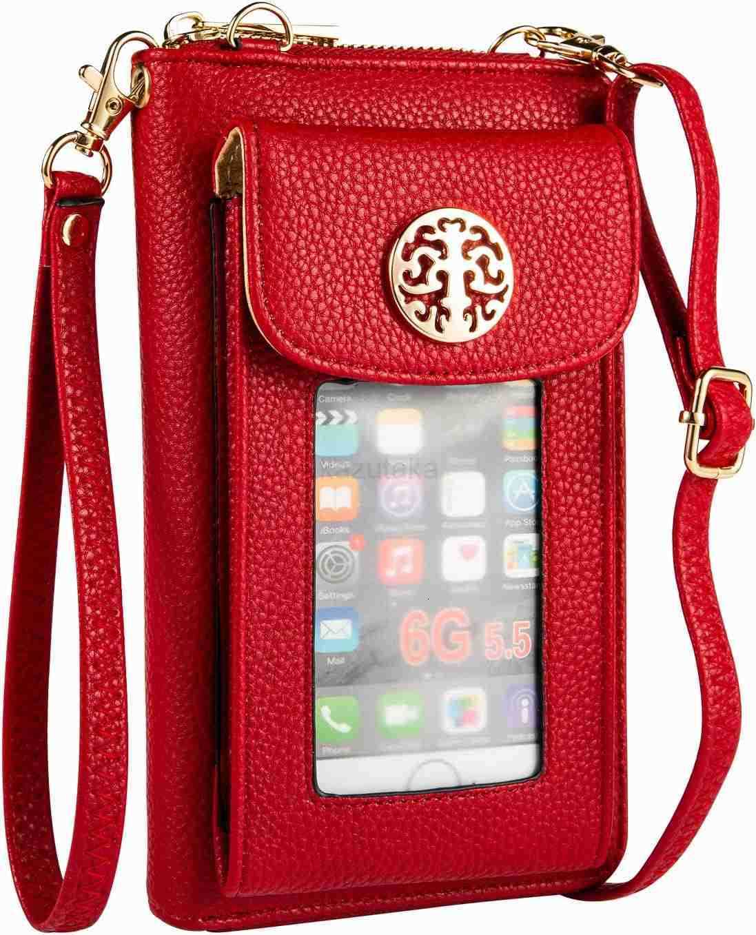 Small Crossbody Purse Cell Phone Wristlet Wallet for Women RFID Z250910