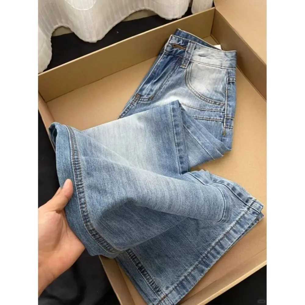 Autumn Spring Straight Jeans Women Denim Pants Vintage Fashion Female High Waist Jeans Solid Casual Wide Leg Pants Trousers Z250910