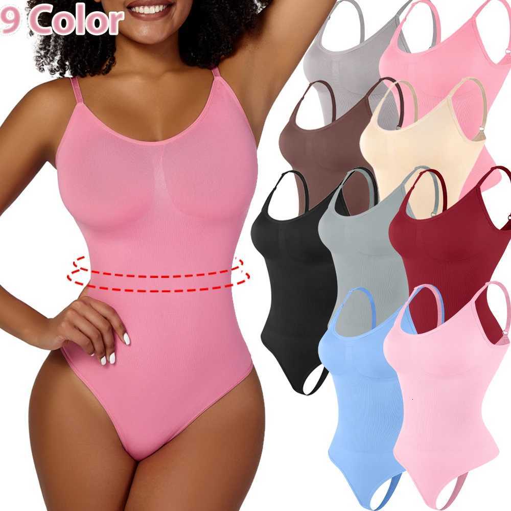 Bodysuit Women Shapewear Tummy Control Butt Lifter Body Shaper Smooth Invisible Under Dress Slimming Underwear Low Neck Jumpsuit W250910