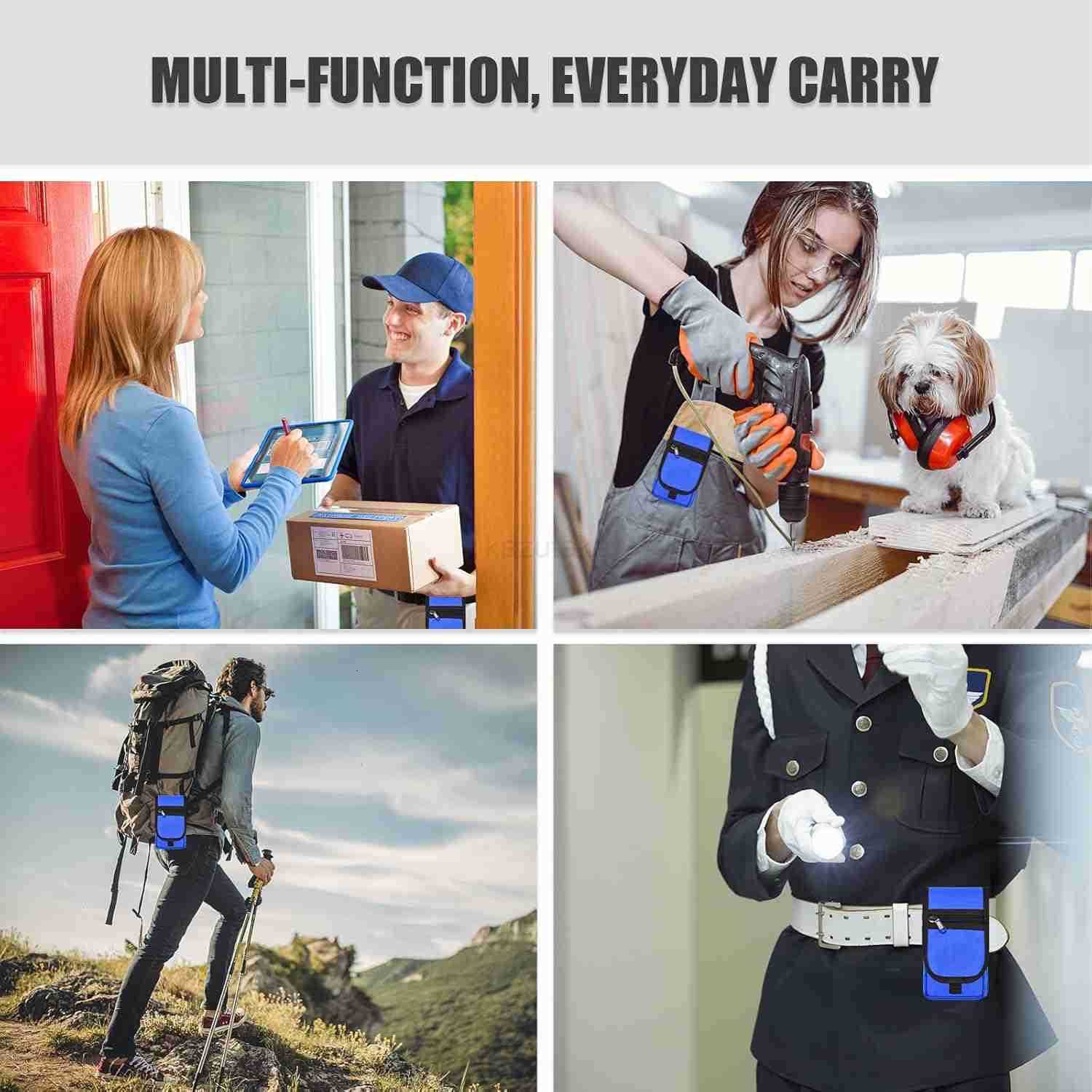 Phone Holster Large Smartphone Pouch Belt Clip Tool Pouch MultiPurpose Tactical Cellphone Holder for Working Hiking Camping Barbecue Rescue XL Z250910