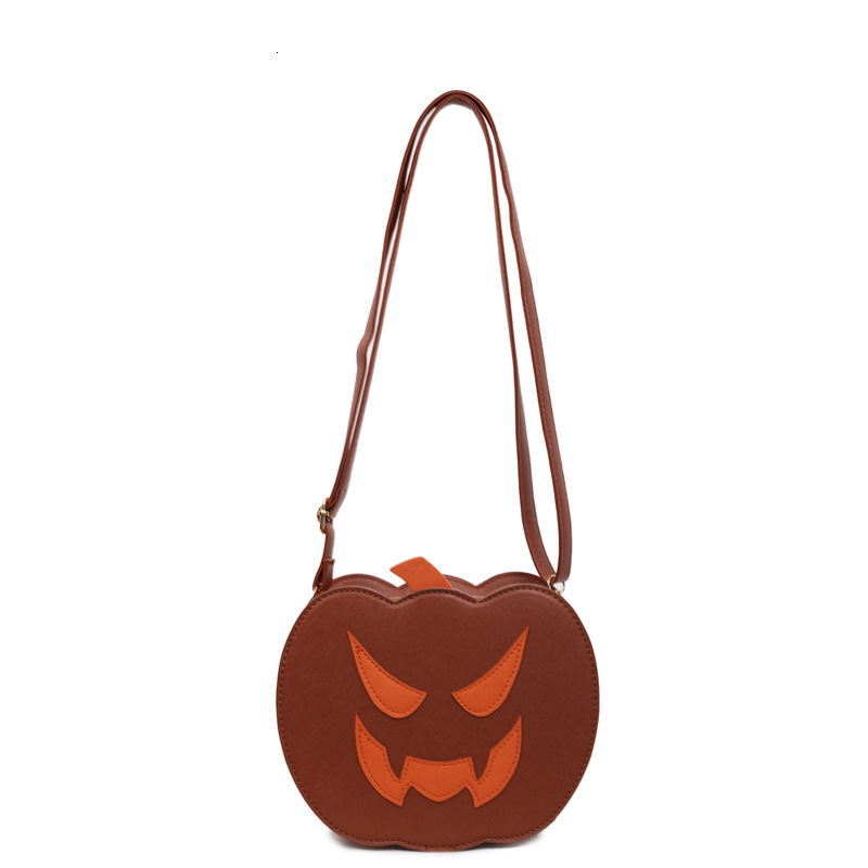 new pumpkin bag luxury bag Halloween new niche shoulder bag designer bag personality fashion cute fashion creative crossbody bag