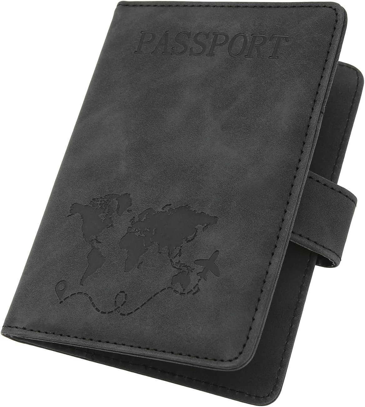 CoverPassport Holder Travel WalletRFIDBlocking Passport Case Travel Accessories Card Holder Wallet Unisex Travel GiftsBrownZ250910