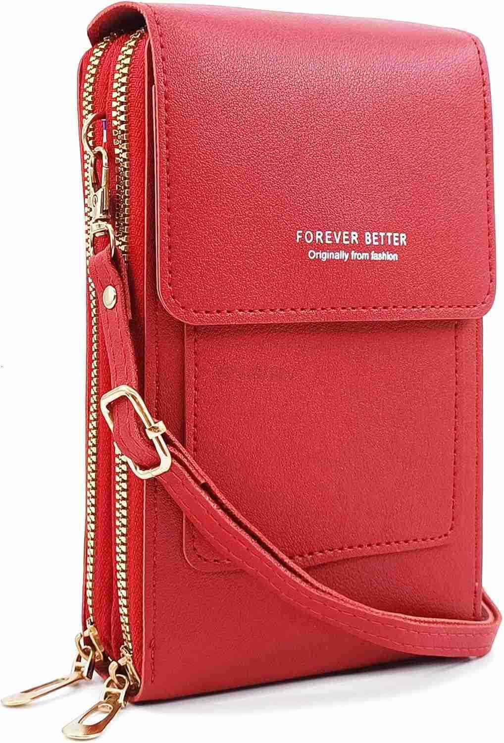 Small Cell Cross Body Purses for Women Mini Shoulder Handbags Zipper Crossbody BagsW250909
