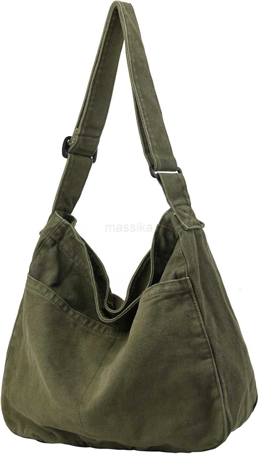 Canvas Tote Bag Casual Hobo Crossbody Shoulder Bag for Women and Men Large Purse Messenger Bag Travel Work M250910