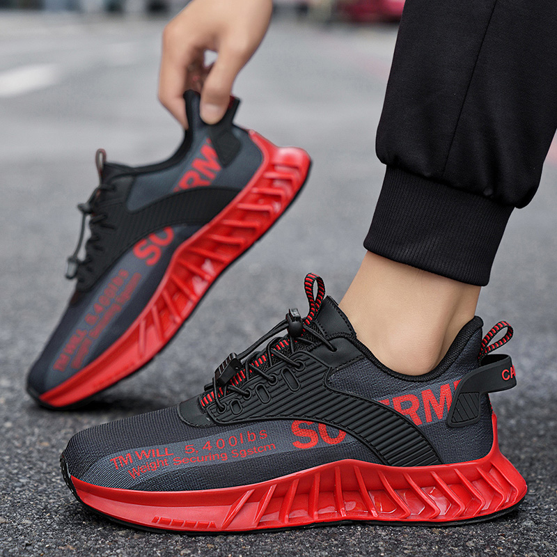 mens lightweight breathable sporty blade sneakers