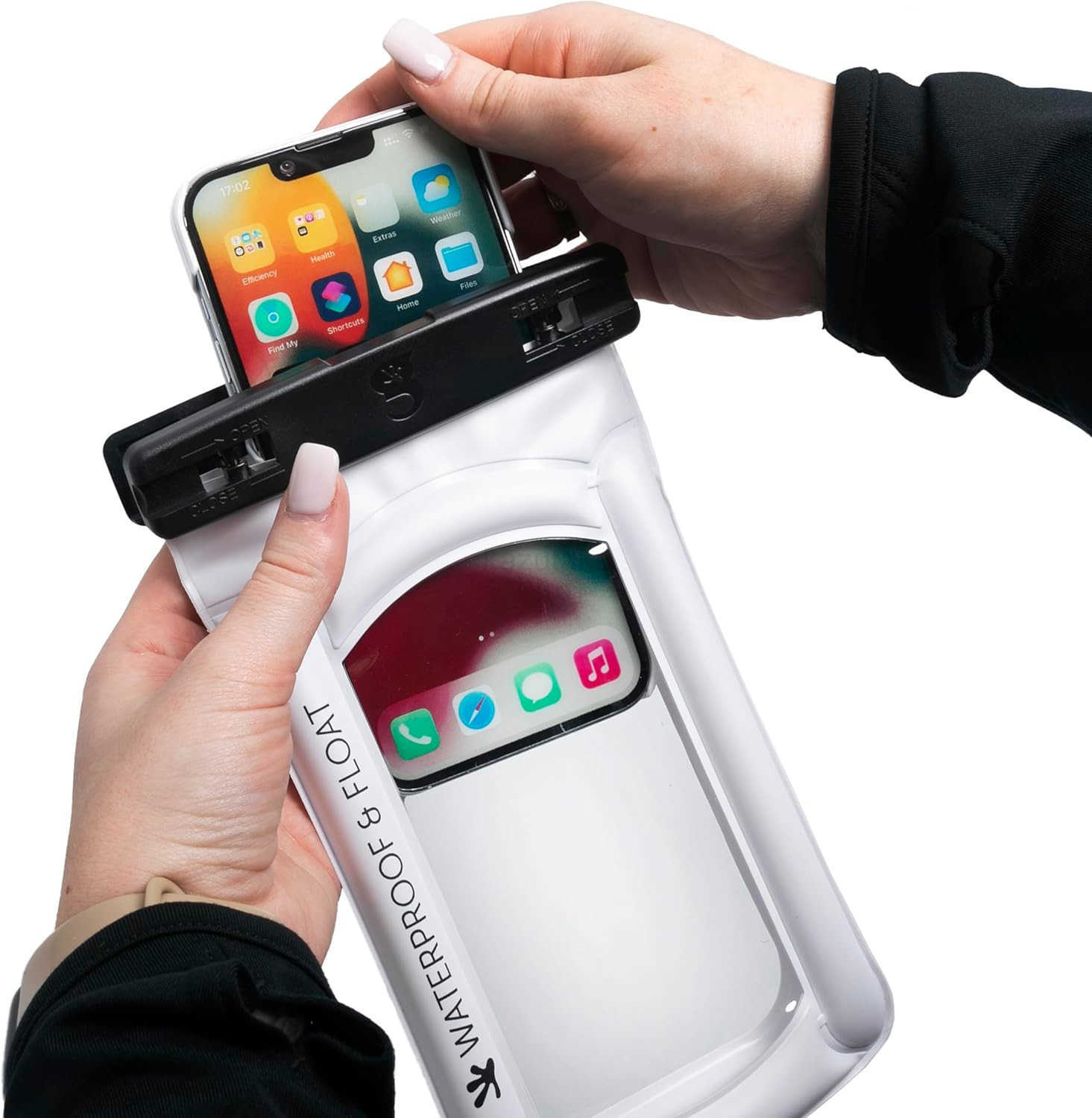 Float Phone Dry Bag Waterproof Floating Phone Pouch Fits Most iPhone and Models Z250910