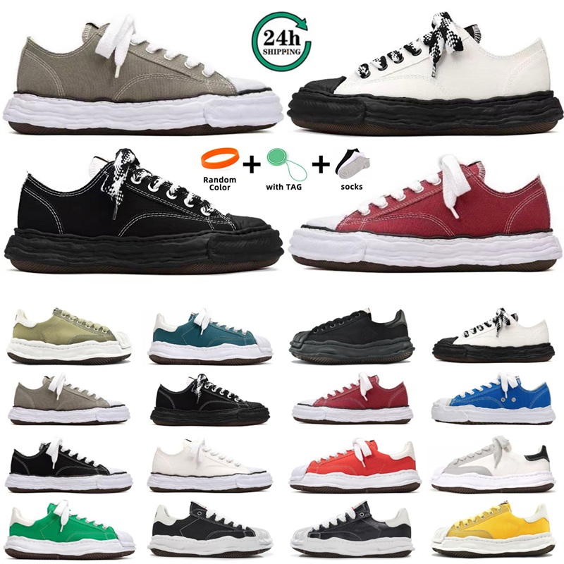 Designer Casual Shoes Sneakers Hiking Leather Flat Jogging Black White Green Grey Shoes Toe Cap Women Men Rubber Original Sole Canvas 36-45