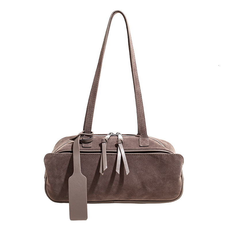 Free shipping designer Korean Version New Matte Bowling Bag Underarm Bag Simple Fashion Handbag Shoulder Bag Large Capacity Commuter Bag Crossbody Bag