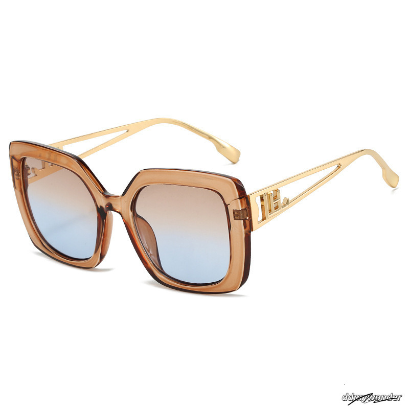 Oversized Square Sunglasses For Women, Retro Fashion Eyewear With Uv400 Protection ddmywonder ddmywonder