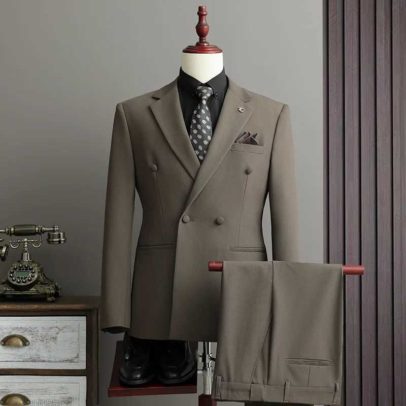 Classic Mens Suits Sets Wedding Banquet Groomsman Slim Fit Blazer Vest Pants 3 Pieces Formal Business Costumes Men Tuxedos W250910
