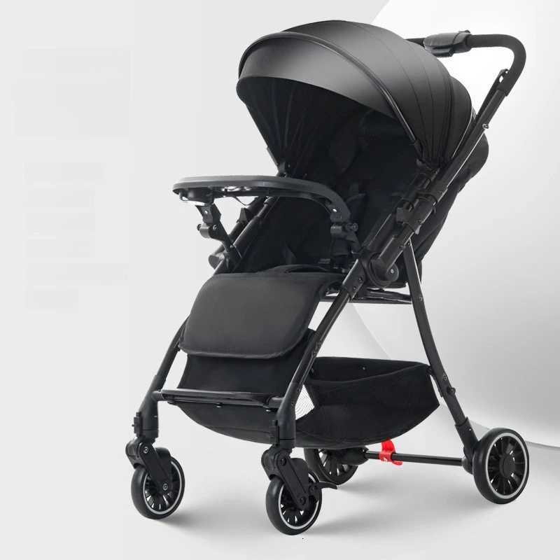 Newly Upgraded Stroller with High View Twoway Push Trolley That Can Sit and Lie Down Shock Absorption and Portable W250910