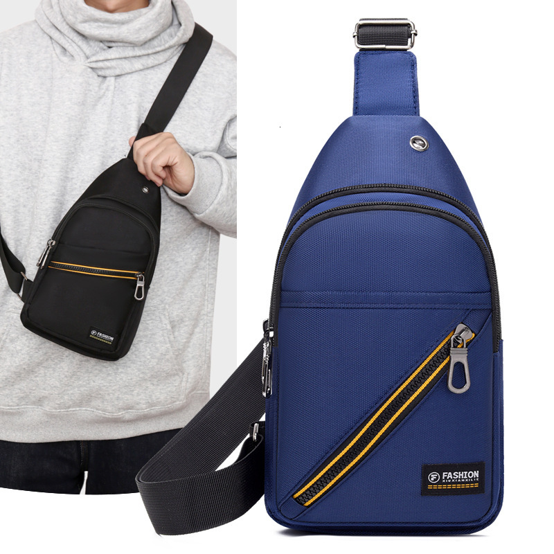 Free Shipping New Fashion Chest Bag Oxford Cloth Men S Korean Style Trendy Shoulder Bag Luxury Bag Designer Bag Large Capacity Commuting Crossbody Bag