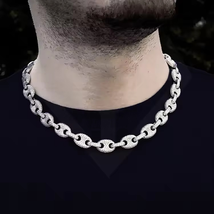 Top Ice Hip Hop Jewelry 12MM Cuban Chain Bracelets Necklace for Men for Wedding or Gift