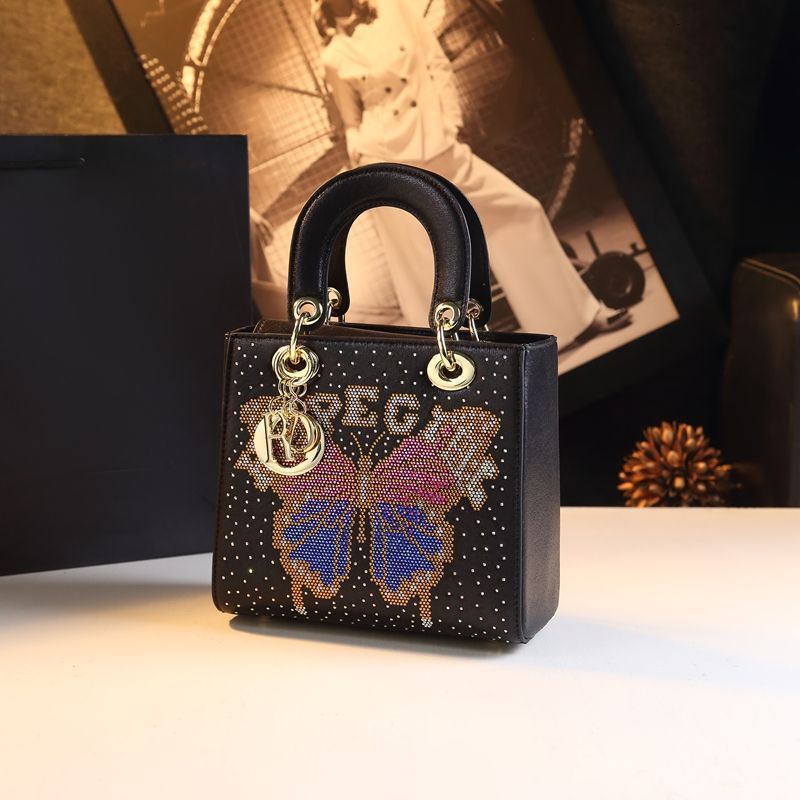 Butterfly ladies' bag 2025 new fashion designer shoulder crossbody bag