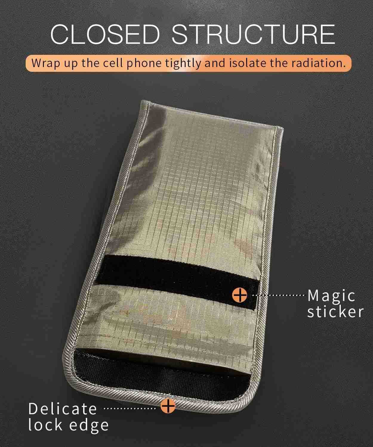 Security Pouch Cell Phone AntiTracking AntiSpying GPS RFID Signal Blocking Bag Shielding Pouch Wallet Case for Cell Phone Privacy Protection Z250910