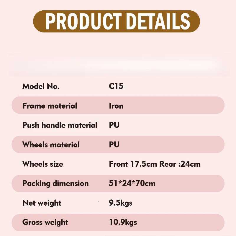 2025 New C15 Baby Stroller Lightweight and Easy To Fold Baby Stroller with Fourwheel Shockabsorbing W250910